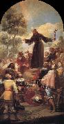 Francisco Goya St Bernardine of Siena preaching before Alfonso of Aragon oil painting reproduction